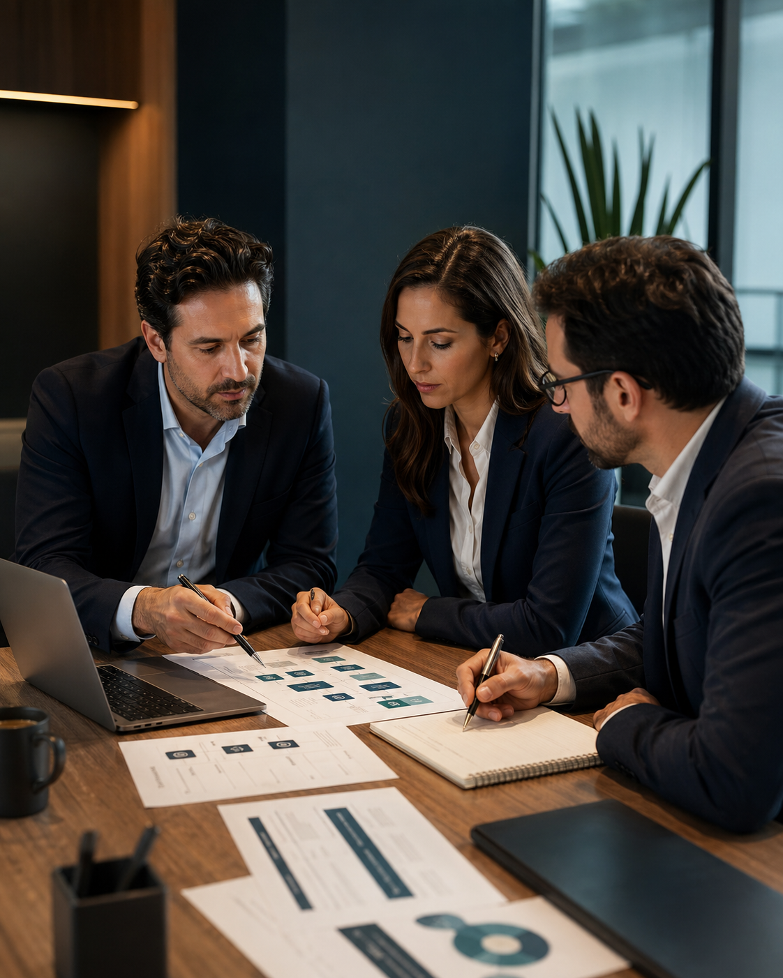 Consultoría corporativa y planeación de capacitación B2B
